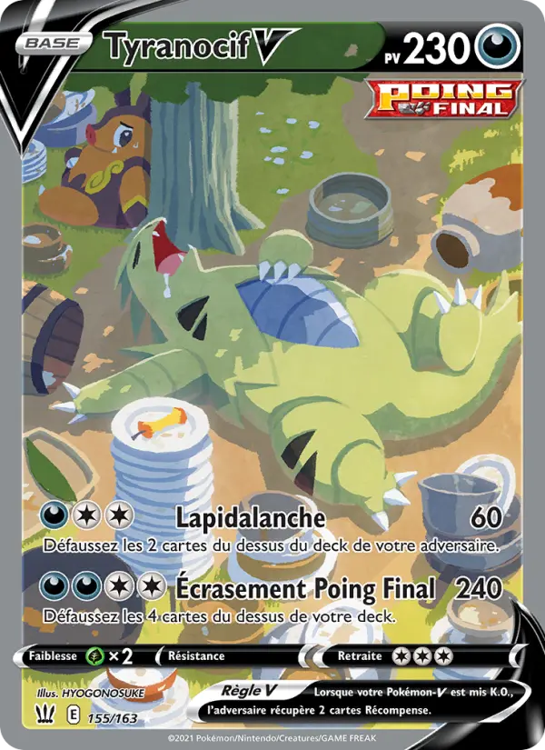 Tyranocif V — Carte Pokémon 155 Styles de combat