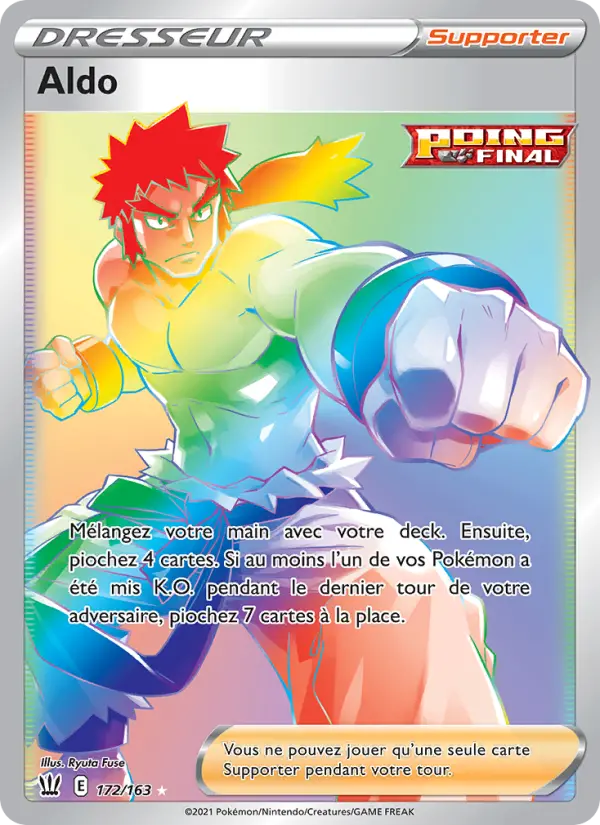 172/163 - Aldo — Carte Pokémon Styles de combat 172/163