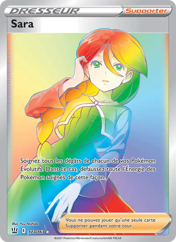173/163 - Sara — Carte Pokémon Styles de combat 173/163
