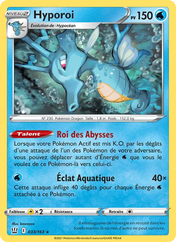 Hyporoi — Carte Pokémon 33 Styles de combat