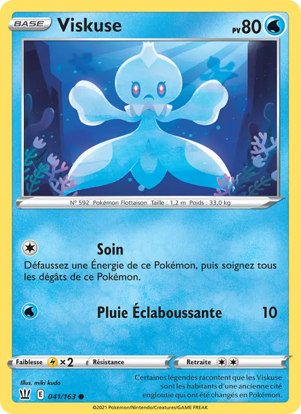 041/163 - Viskuse — Carte Pokémon Styles de combat 41/163