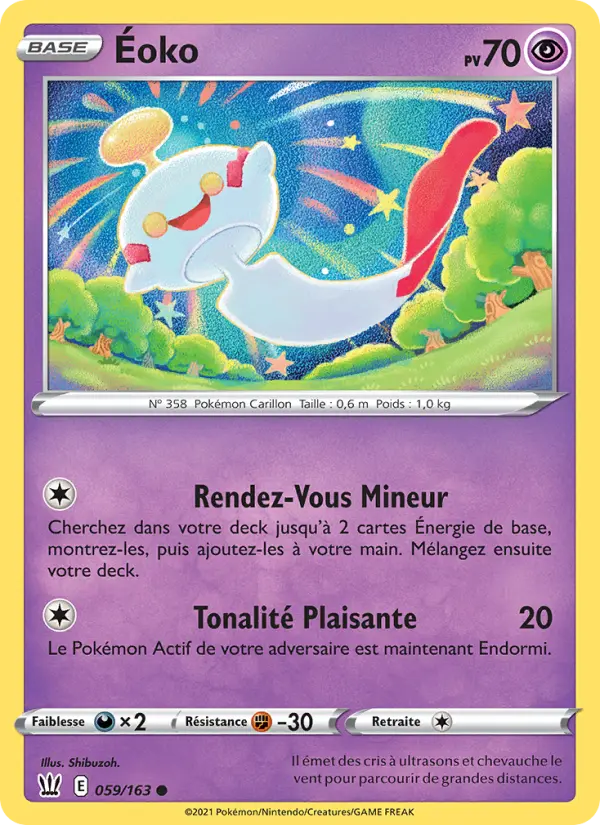 Éoko — Carte Pokémon 59 Styles de combat