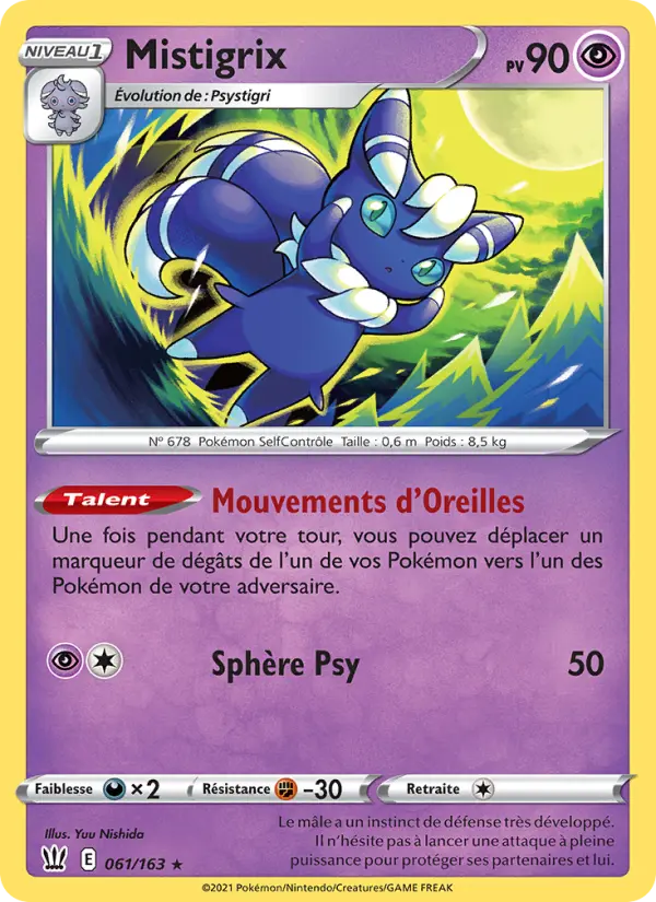 061/163 - Mistigrix — Carte Pokémon Styles de combat 61/163