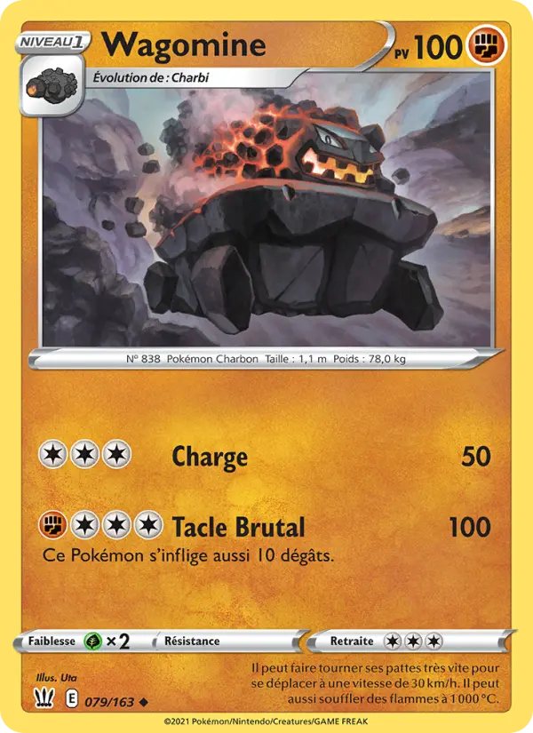 079/163 - Wagomine — Carte Pokémon Styles de combat 79/163