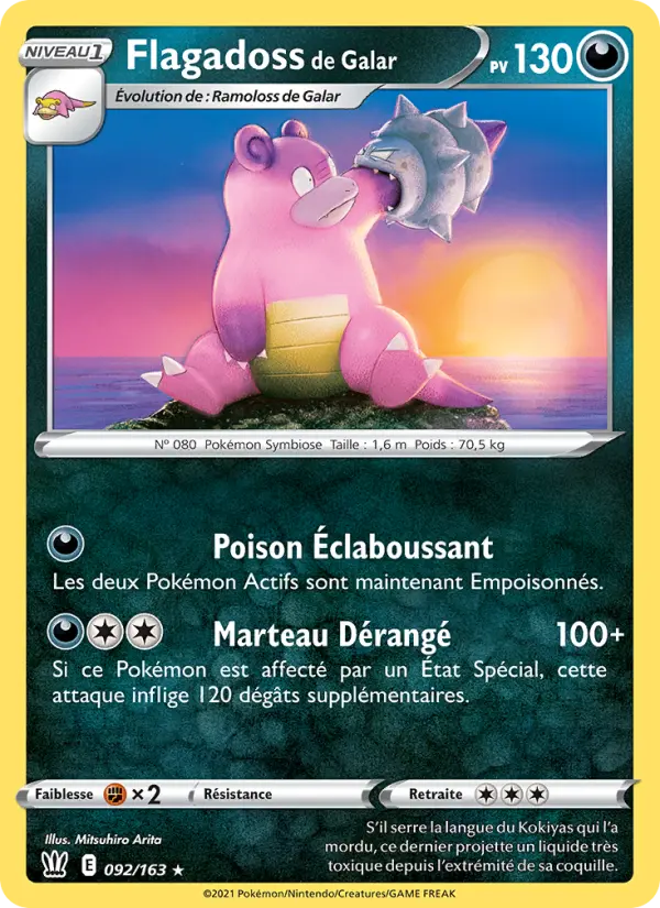 Flagadoss de Galar — Carte Pokémon 92 Styles de combat