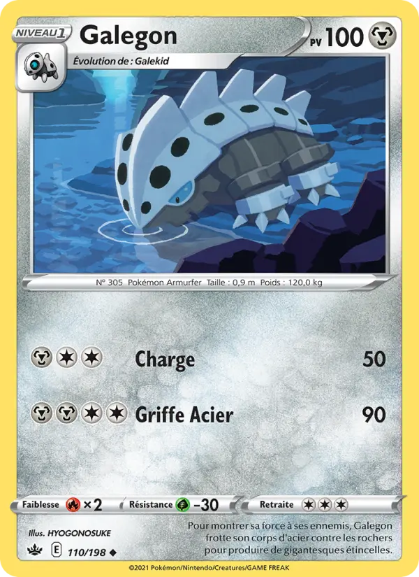 110/198 - Galegon — Carte Pokémon Règne de Glace 110/198
