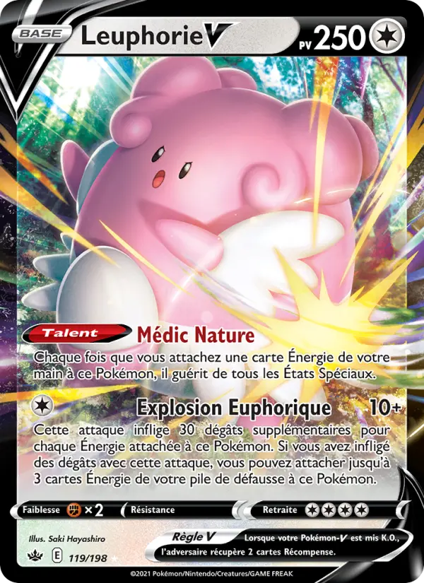 Leuphorie V — Carte Pokémon 119 Règne de Glace