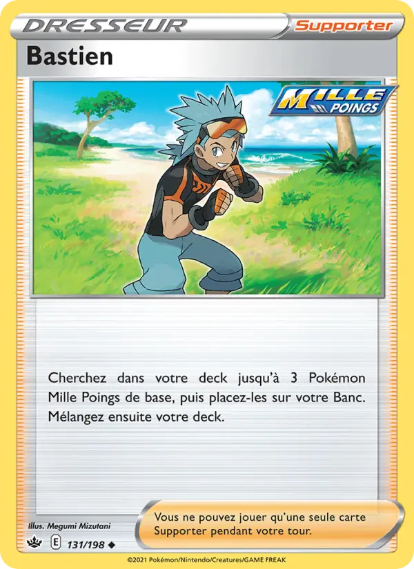 131/198 - Bastien — Carte Pokémon Règne de Glace 131/198