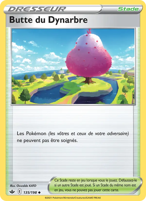 135/198 - Butte du Dynarbre — Carte Pokémon Règne de Glace 135/198