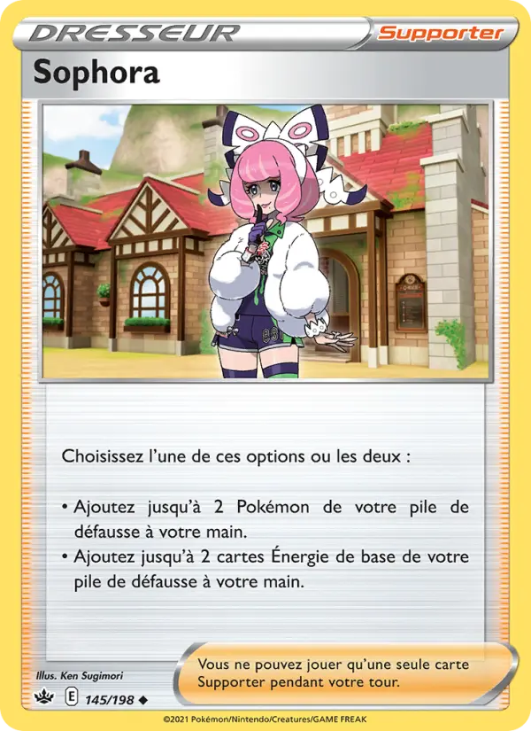 145/198 - Sophora — Carte Pokémon Règne de Glace 145/198