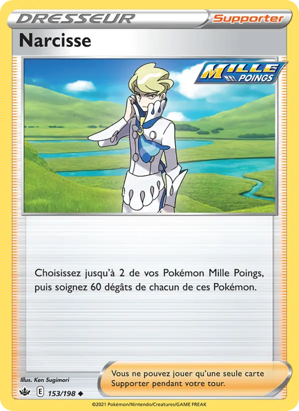 153/198 - Narcisse — Carte Pokémon Règne de Glace 153/198
