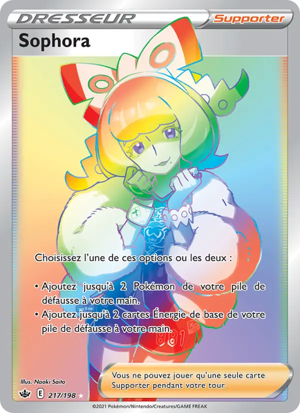 217/198 - Sophora — Carte Pokémon Règne de Glace 217/198