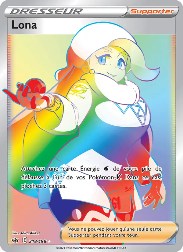 218/198 - Lona — Carte Pokémon Règne de Glace 218/198