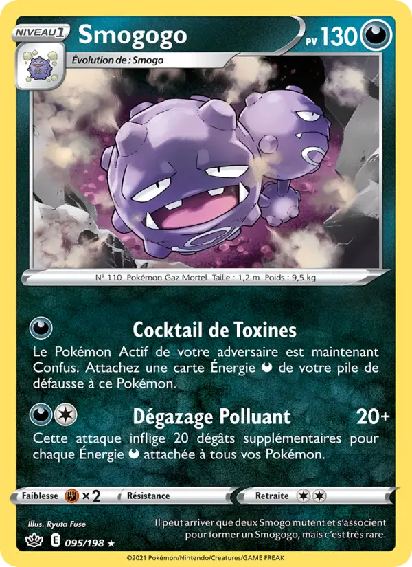 095/198 - Smogogo — Carte Pokémon Règne de Glace 95/198