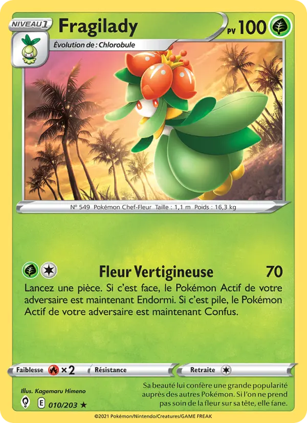 Fragilady — Carte Pokémon 10 Évolution Céleste