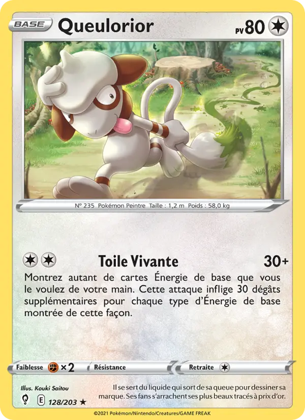 128/203 - Queulorior — Carte Pokémon Évolution Céleste 128/203