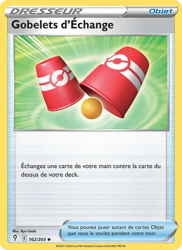 162/203 - Gobelets d'Échange — Carte Pokémon Évolution Céleste 162/203