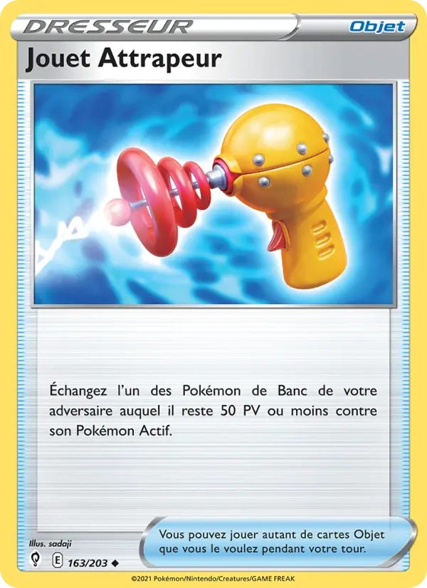 163/203 - Jouet Attrapeur — Carte Pokémon Évolution Céleste 163/203