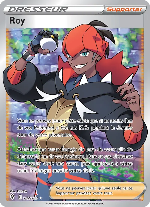 202/203 - Roy — Carte Pokémon Évolution Céleste 202/203
