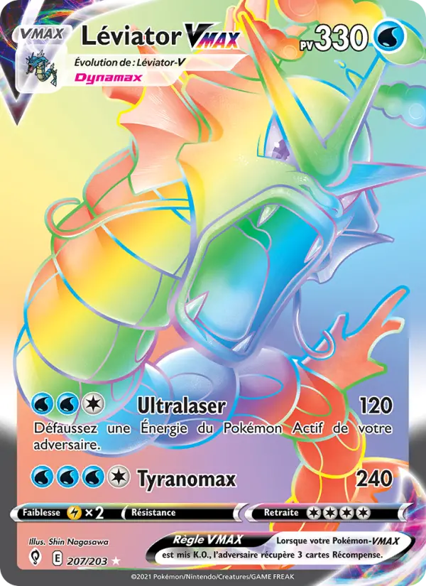 207/203 - Léviator VMAX — Carte Pokémon Évolution Céleste 207/203