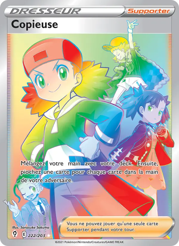 222/203 - Copieuse — Carte Pokémon Évolution Céleste 222/203