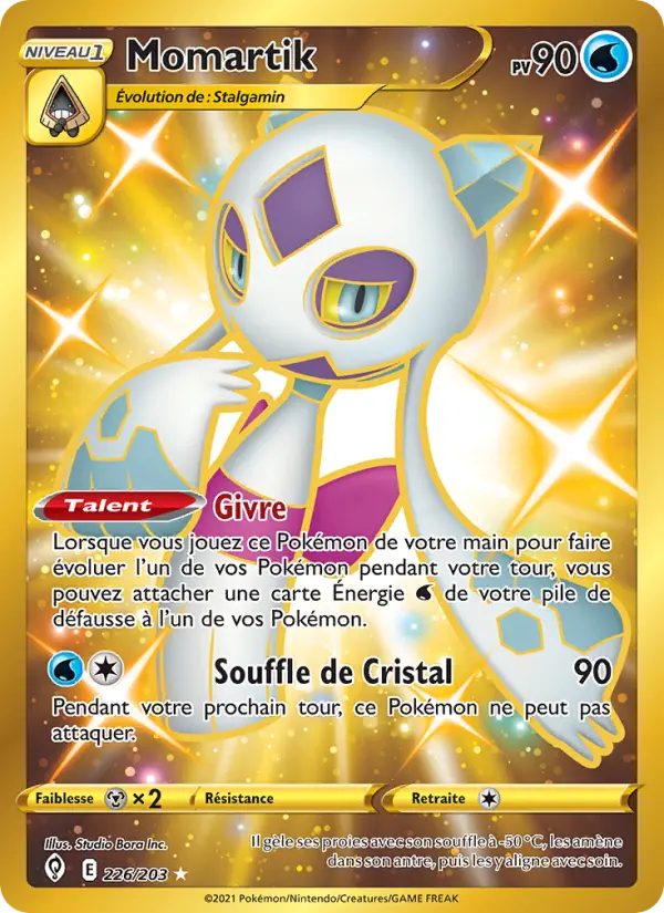 Momartik — Carte Pokémon 226 Évolution Céleste