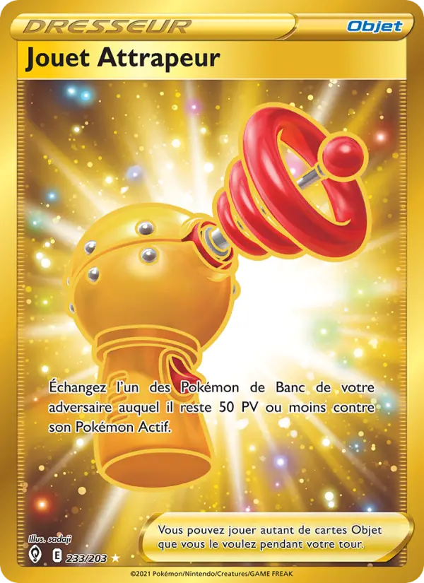 233/203 - Jouet Attrapeur — Carte Pokémon Évolution Céleste 233/203
