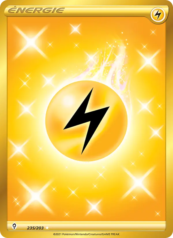 235/203 - Énergie Electrik — Carte Pokémon Évolution Céleste 235/203