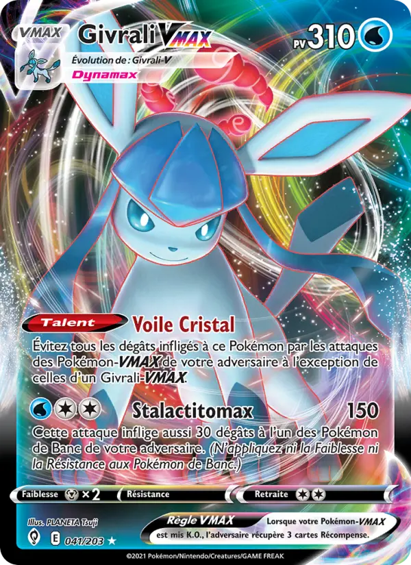 041/203 - Givrali VMAX — Carte Pokémon Évolution Céleste 41/203