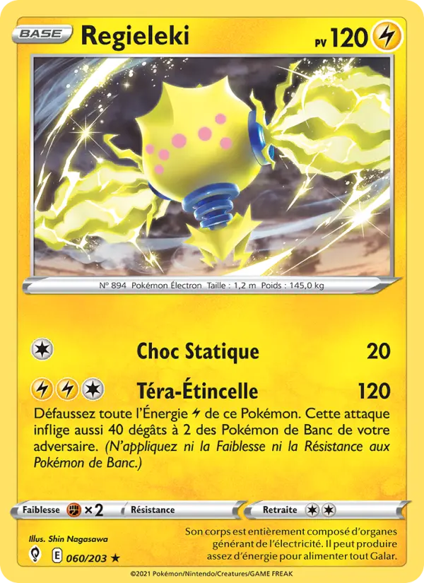 060/203 - Regieleki — Carte Pokémon Évolution Céleste 60/203