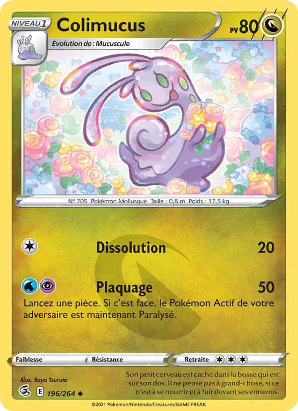 Colimucus — Carte Pokémon 196 Poing de Fusion