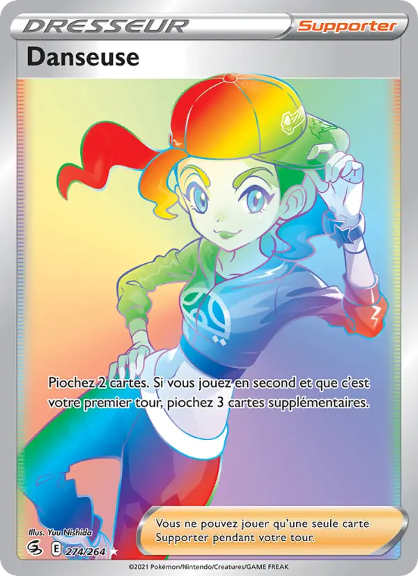 274/264 - Danseuse — Carte Pokémon Poing de Fusion 274/264