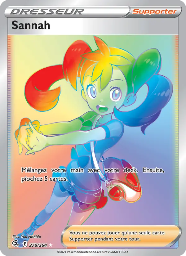 278/264 - Sannah — Carte Pokémon Poing de Fusion 278/264