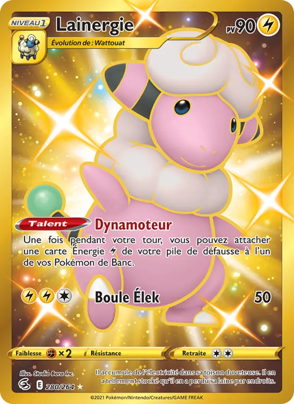 280/264 - Lainergie — Carte Pokémon Poing de Fusion 280/264