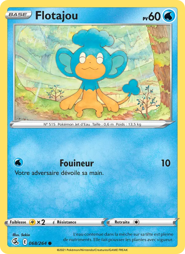 Flotajou — Carte Pokémon 68 Poing de Fusion