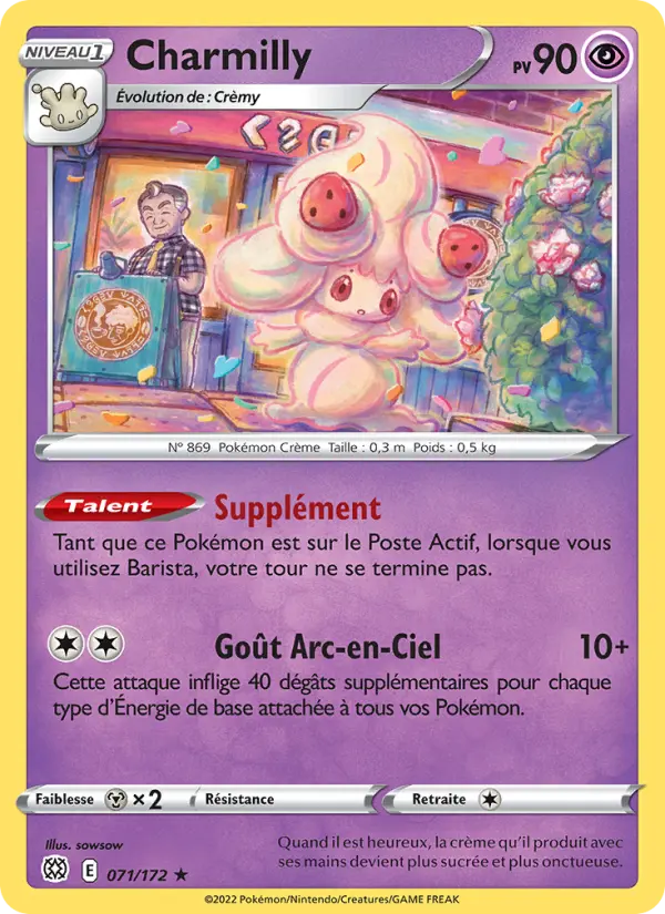 Charmilly — Carte Pokémon 071 Stars Étincelantes