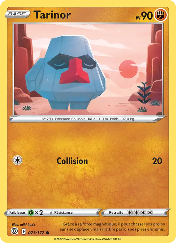 073/172 - Tarinor — Carte Pokémon Stars Étincelantes 073/172