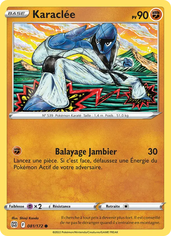 081/172 - Karaclée — Carte Pokémon Stars Étincelantes 081/172