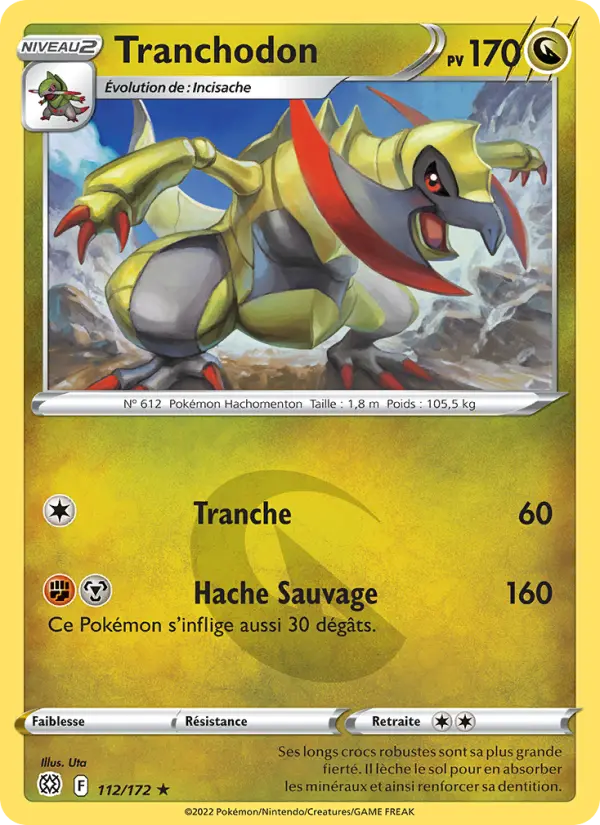 Tranchodon — Carte Pokémon 112 Stars Étincelantes