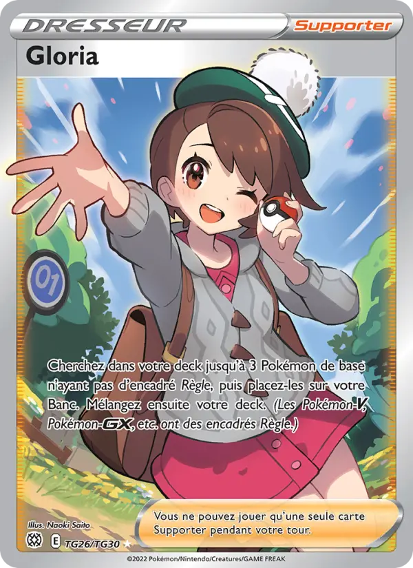 TG26/172 - Gloria — Carte Pokémon Stars Étincelantes TG26/172