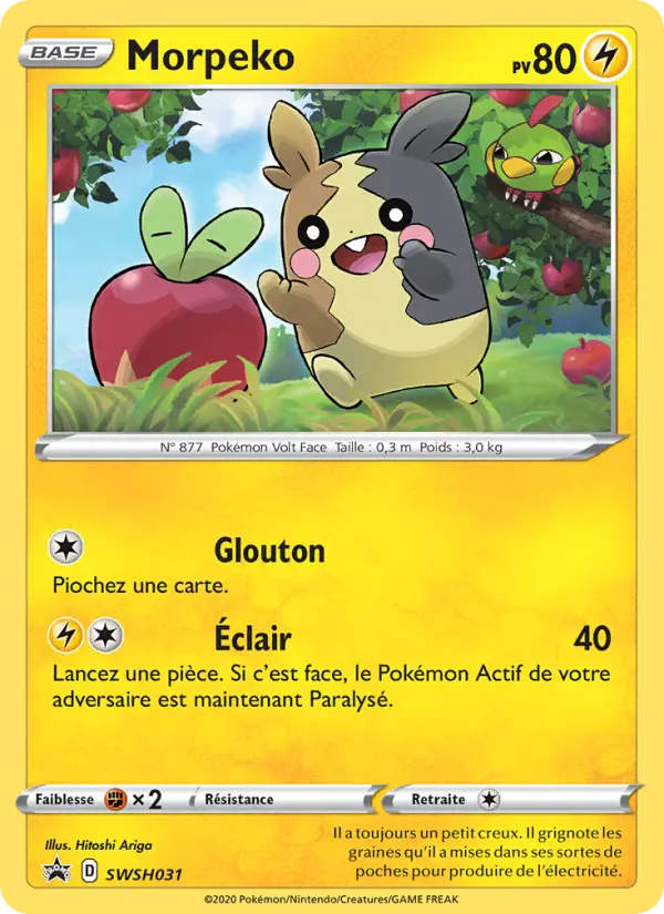 Morpeko — Carte Pokémon SWSH031 Promo SWSH