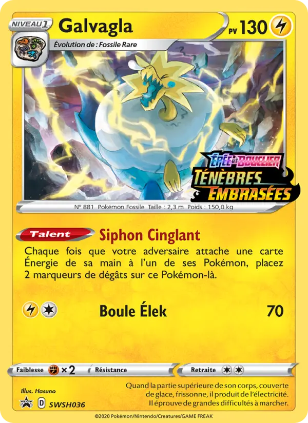 SWSH036 - Galvagla — Carte Pokémon Promo SWSH 036/307
