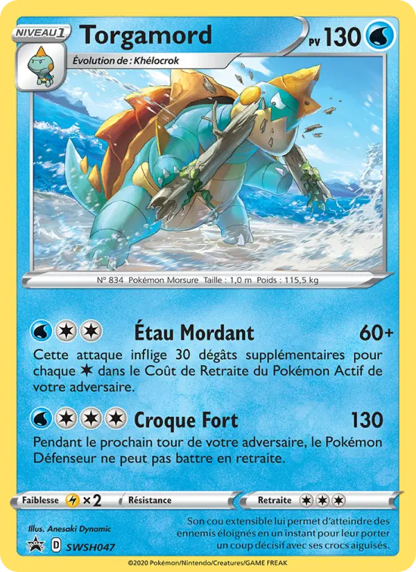 Torgamord — Carte Pokémon SWSH047 Promo SWSH