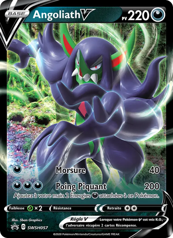 Angoliath V — Carte Pokémon SWSH057 Promo SWSH