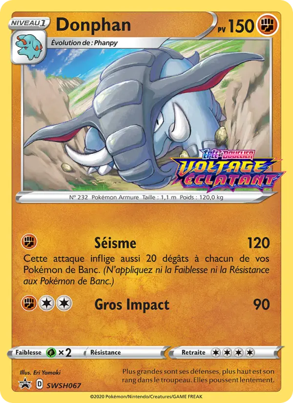 Donphan — Carte Pokémon SWSH067 Promo SWSH