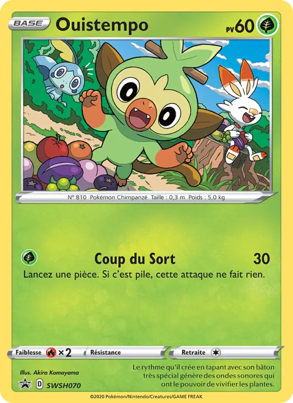 Ouistempo — Carte Pokémon SWSH070 Promo SWSH