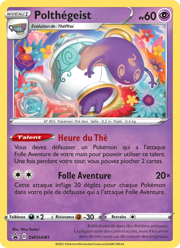 Polthégeist — Carte Pokémon SWSH081 Promo SWSH