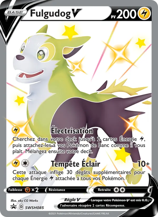 Fulgudog V — Carte Pokémon SWSH085 Promo SWSH