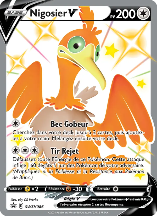 Nigosier V — Carte Pokémon SWSH086 Promo SWSH