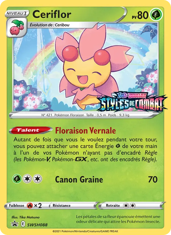 Ceriflor — Carte Pokémon SWSH088 Promo SWSH